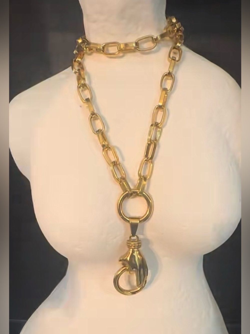 Women’s Gold Plated Necklace Set with 3 Pendants